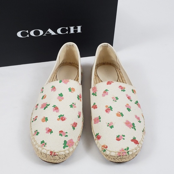 Coach Shoes - NEW!! Coach Print Canvas Espadrille